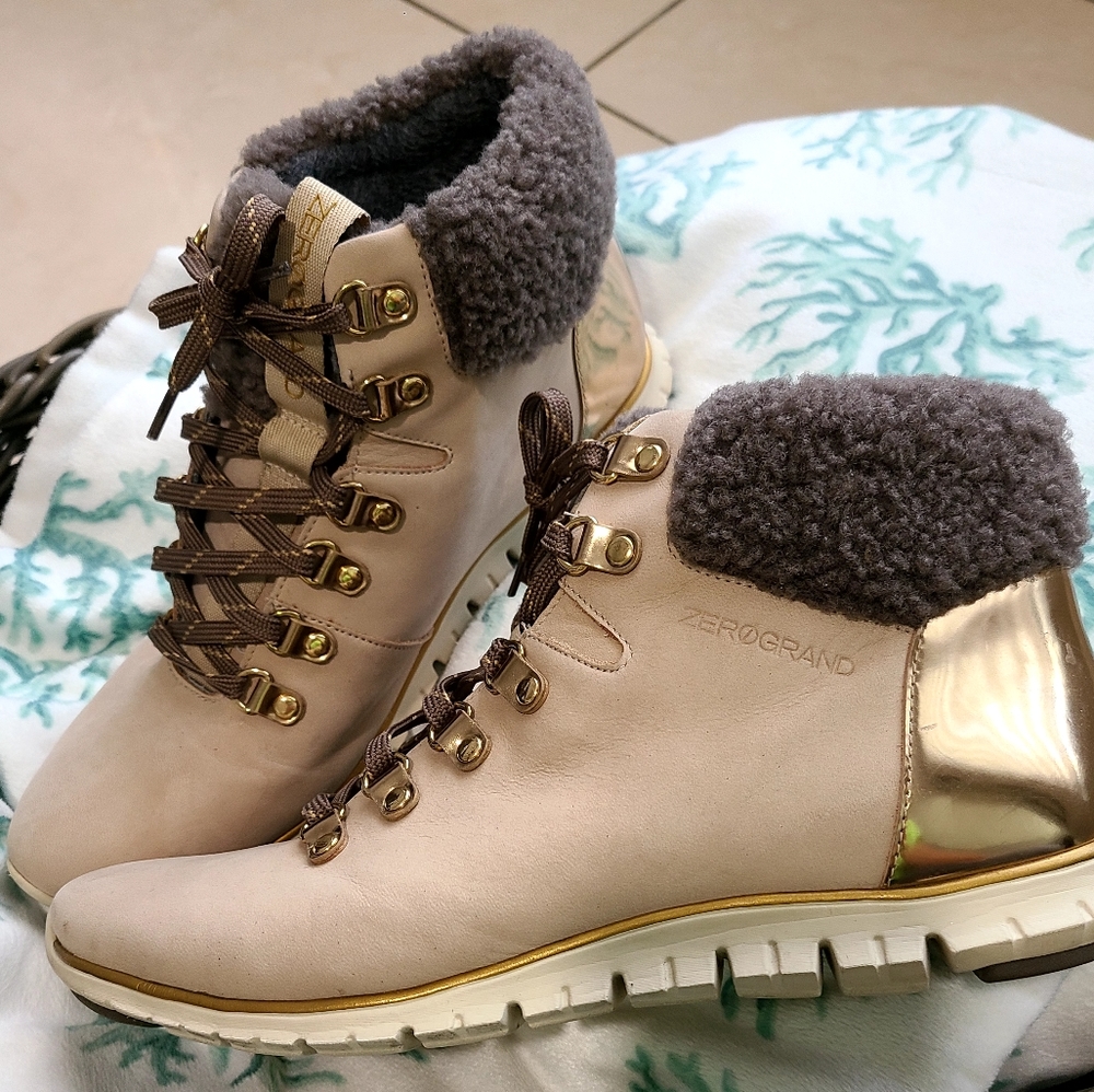 Cole Haan Zerogrand Shearling Hikers